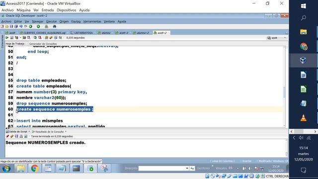 Secuencias Oracle con ejemplos смотреть онлайн