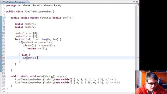 Codewars Find the Unique Number смотреть онлайн