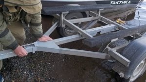 Переделка лодочного прицепа МЗСА "Компакт" в самосвальный.