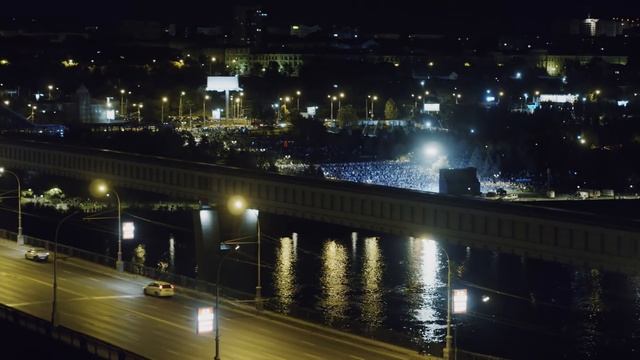 Новосибирск // очень красивое видео ночного города смотреть онлайн