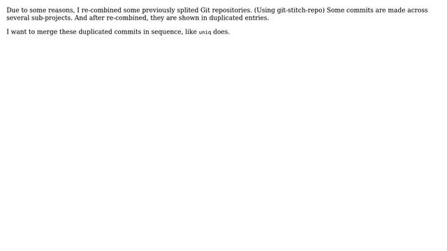 How to merge commits with same message in Git? смотреть онлайн