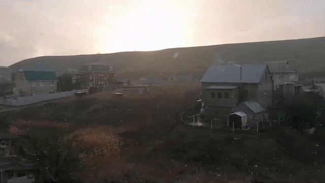 КРЫМ. СУДАК. СЕЛО МИНДАЛЬНОЕ. УСАДЬБА МЕГАЛОДОН. Первый снег. 27 ноября 2023 смотреть онлайн