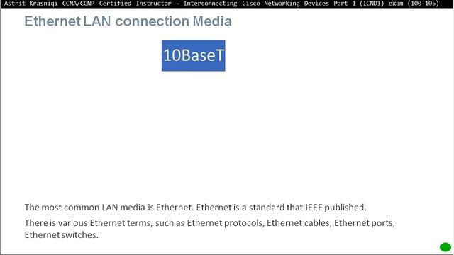 CCNA ICND1 (100-105) Exam Section: 1.6 Select the appropriate cabling type based on imple... смотреть онлайн