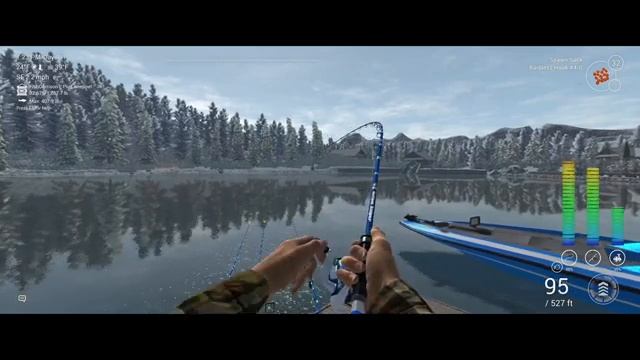 Unique lake trout fishing planet / White Moose lake /Easy Money!! смотреть онлайн