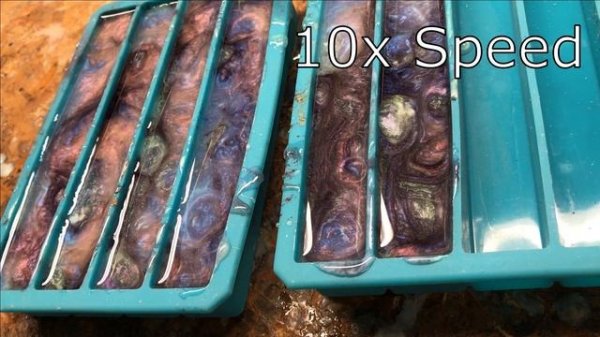 Casting Cosmic Pearl Pen Blanks - Polyester Resin Casting for Lathe Turned Pen Blanks