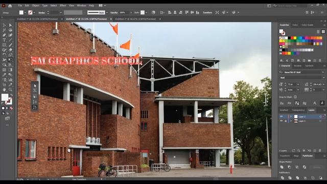 How to use the Free Transform Tool in Adobe Illustrator CC | Adobe Illustrator | Free Transform Too смотреть онлайн