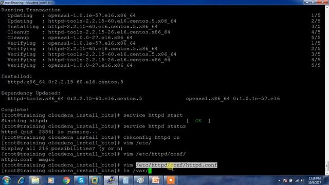 Configure local Repository with httpd - Linux Basics For Hadoop Administrators смотреть онлайн