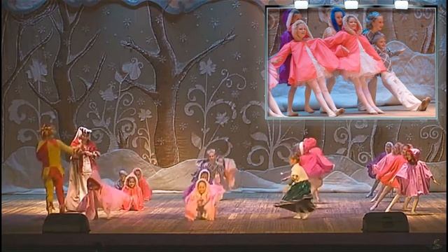 Даша в спектакле ( отрывок ) "Спяшая красавица". 2017 г. смотреть онлайн