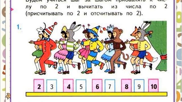 Присчитывание и отсчитывание по 2. 1 класс УМК Школа России 23.11.2022 смотреть онлайн