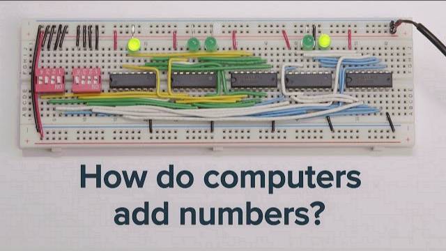 Learn how computers add numbers and build a 4 bit adder circuit смотреть онлайн