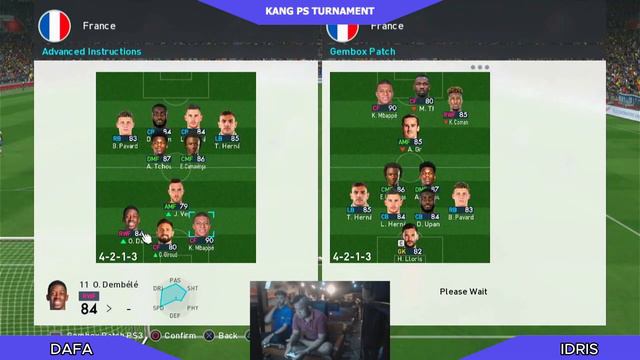 KANG PS TURNAMENT PES 2018 PS 3 - BABAK BESAR ( DAFA VS IDRIS ) смотреть онлайн