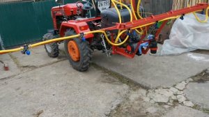 Детальный обзор самодельного опрыскивателя для минитрактора