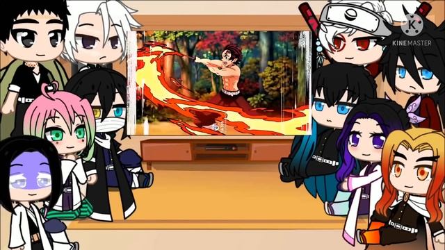 ✨ Hashiras react to Tanjiro, Nezuko vs Daki ✨ || Demon Slayer || Gacha Club || Manga Spoilers смотреть онлайн