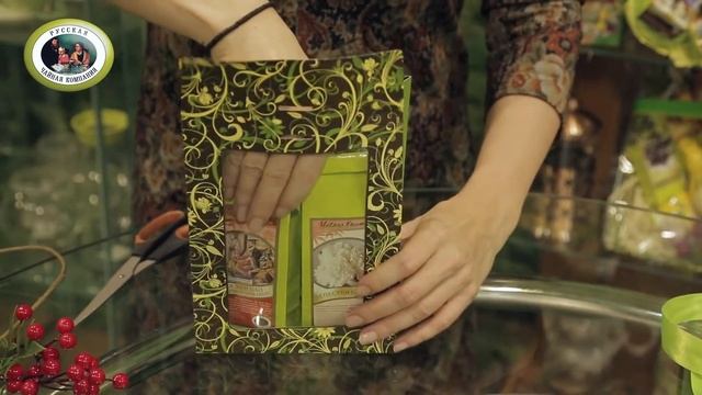 Создаём подарочный набор из 2 пачек чая смотреть онлайн