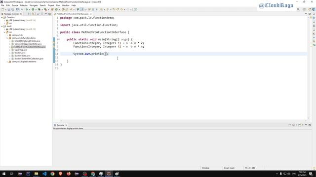 Java 8 - Tutorial - 31. Multiple Function Interface in same method |#cloudraga #Java8_by_CloudRaga смотреть онлайн