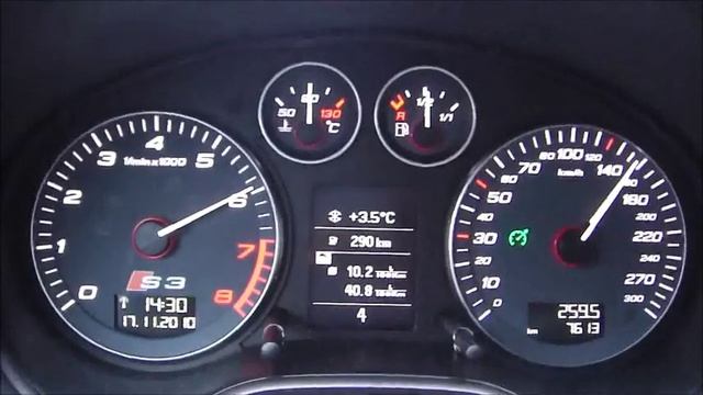 Audi S3 8p 3. 4. 5. Test 60 - 200 смотреть онлайн