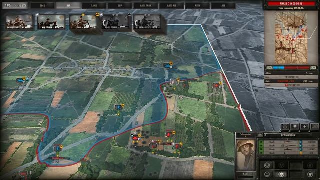 Steel Division Normandy 44 Back to Hell Groß-Paris in action (vs Captains) смотреть онлайн