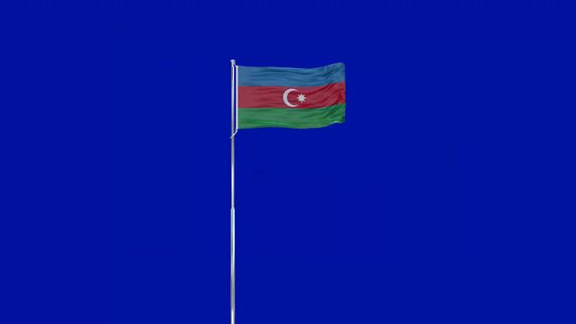 Azerbaijan flag green screen 4k смотреть онлайн