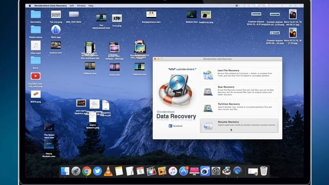 Как вернуть случайно удаленные файлы? Wondershare Data Recovery для Mac! смотреть онлайн