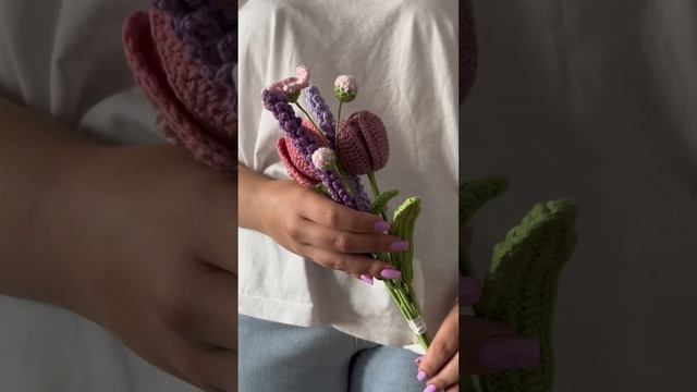 Декоративный букет | crochet flower #вязание #вязаниекрючком #crochetflower #вязаныеигрушки смотреть онлайн