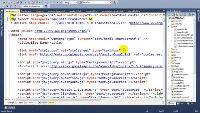 ASP.NET Page Optimization 4.0 смотреть онлайн