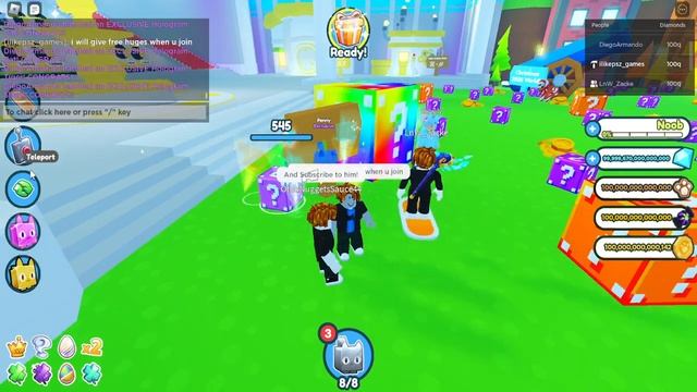 New hologram psz! [ pet simulator Z ] with Discord link in description смотреть онлайн