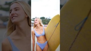 Девушка в красивом белье на пляже | Girl Beach| Delight Girl In Bikini Walking On Beach Trending