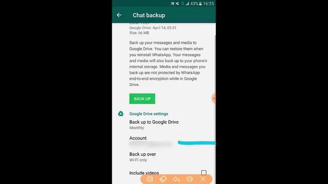 Backup Whatsapp to Google Drive | Whatsapp data, messages, photos, videos смотреть онлайн