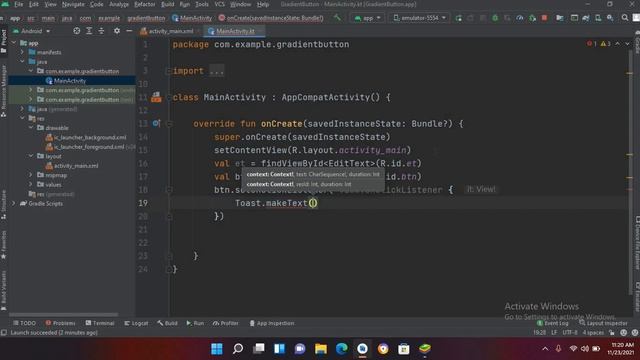 EditText Kotlin | Kotlin Custom EditText | EditText in Android Studio |Design Custom EditText Kotli смотреть онлайн