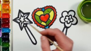 Рисуем фломастерами. Простой милый рисунок. Рисование для детей