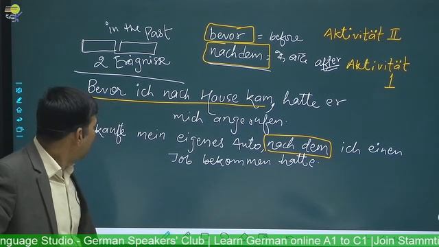 Learn German | bevor oder nachdem के बाद after | deutsch grammatik in Hindi A1 A2 B1 смотреть онлайн