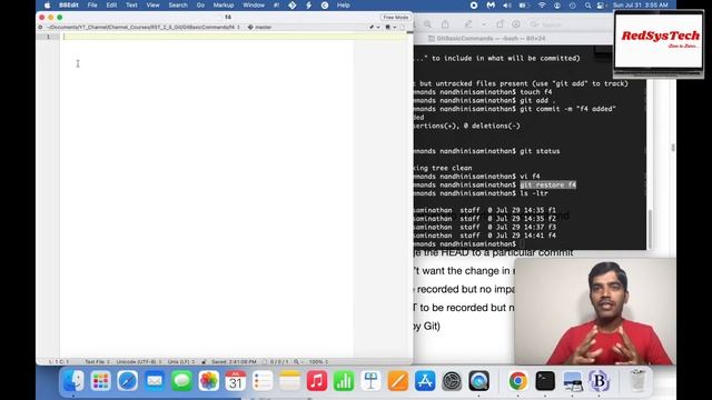 #07 Git Commands | Git basics | Git basic commands | Git commands basics|Git tutorial|Git|RedSysTec смотреть онлайн