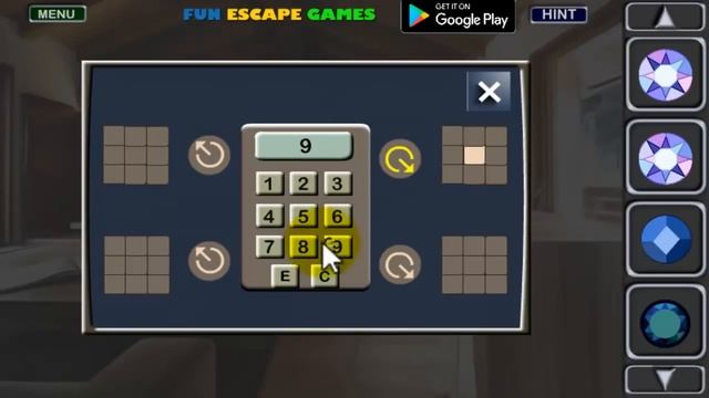 Gem Room Fun Escape Walkthrough FunEscapeGames смотреть онлайн