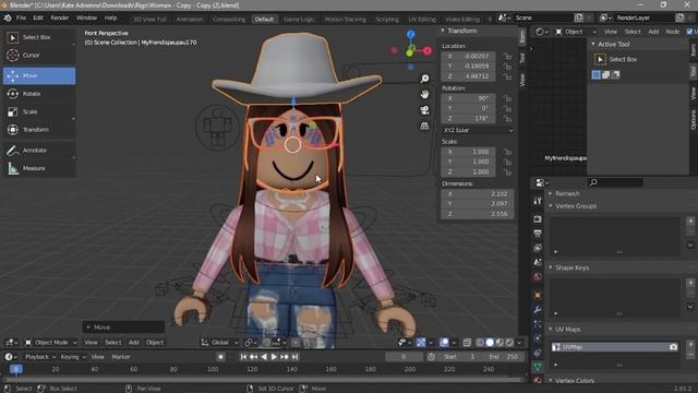 How to make a Roblox GFX in BLENDER 2.92/2.93 || adriizq || ( Beginner's Tutorial ) смотреть онлайн