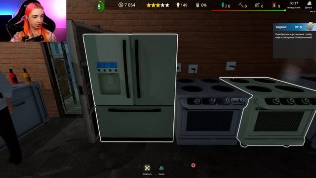 ТОРНАДО В СТОЛОВКЕ! ? ► Cafe Owner Simulator #6 смотреть онлайн