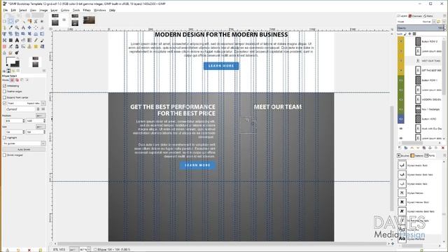 How to Design a Website in GIMP (Mockup) смотреть онлайн
