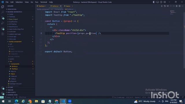 Tooltip App using ReactJs смотреть онлайн
