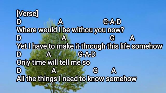 LINE TO HEAVEN ~ Introvoys Lyrics and Guitar Chords смотреть онлайн