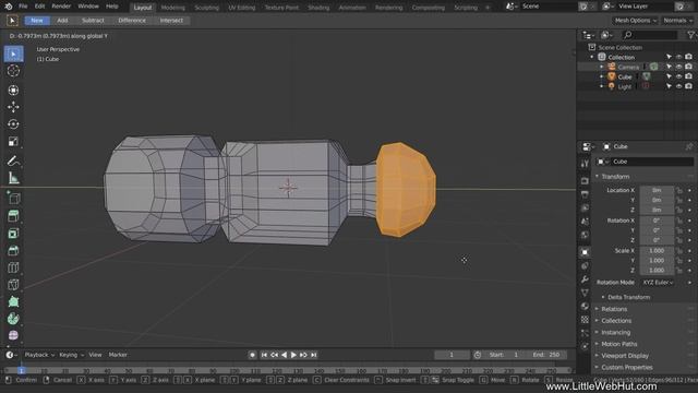 Blender 2.8 Beginner 3D Modeling Tutorial смотреть онлайн