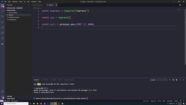 Building Simple Express.js App: DevOps with Docker and Node.js + Mongodb/Redis Part #1 смотреть онлайн
