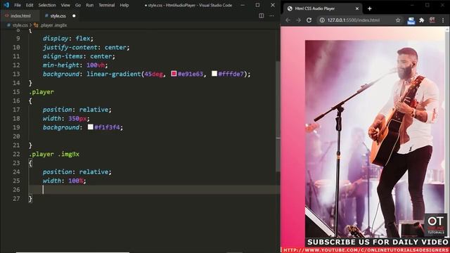 Html & CSS Only Audio Player | HTML5 Audio смотреть онлайн
