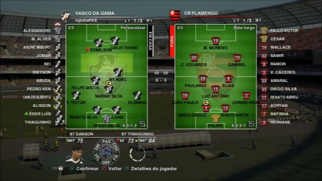 PES 2014 PS3: "Vasco X Flamengo" [HD 720p] смотреть онлайн