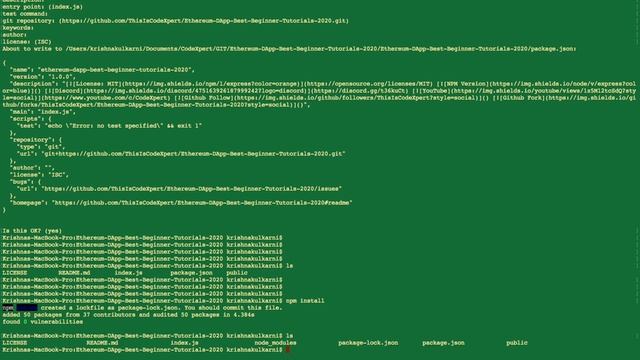 Ethereum DApp Tutorial 2 - Setting Up Project смотреть онлайн