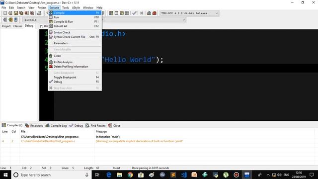 C Programming Printf Function смотреть онлайн