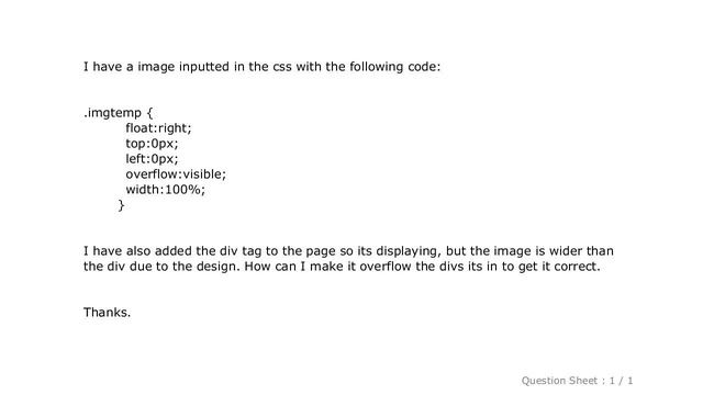 HTML : How to make css image overflow the div its in смотреть онлайн