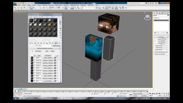 3D-моделирование Стива из Minecraft. Урок.