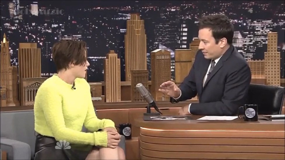 Kristen Stewart & Jimmy Fallon