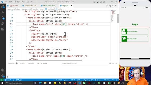 Login Screen Designing for ToDo App | React Native Typescript Project #58 | Dr Vipin Classes смотреть онлайн