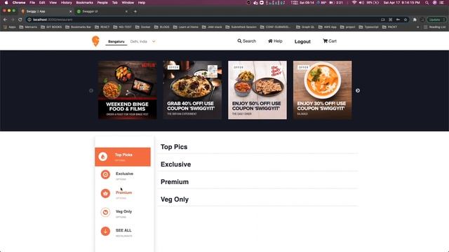 Restaurant Landing Page redux Action #51 смотреть онлайн