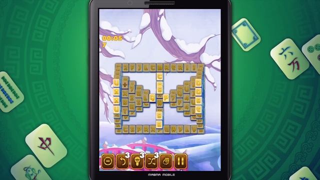 Mahjong Deluxe - Magma Mobile Game смотреть онлайн